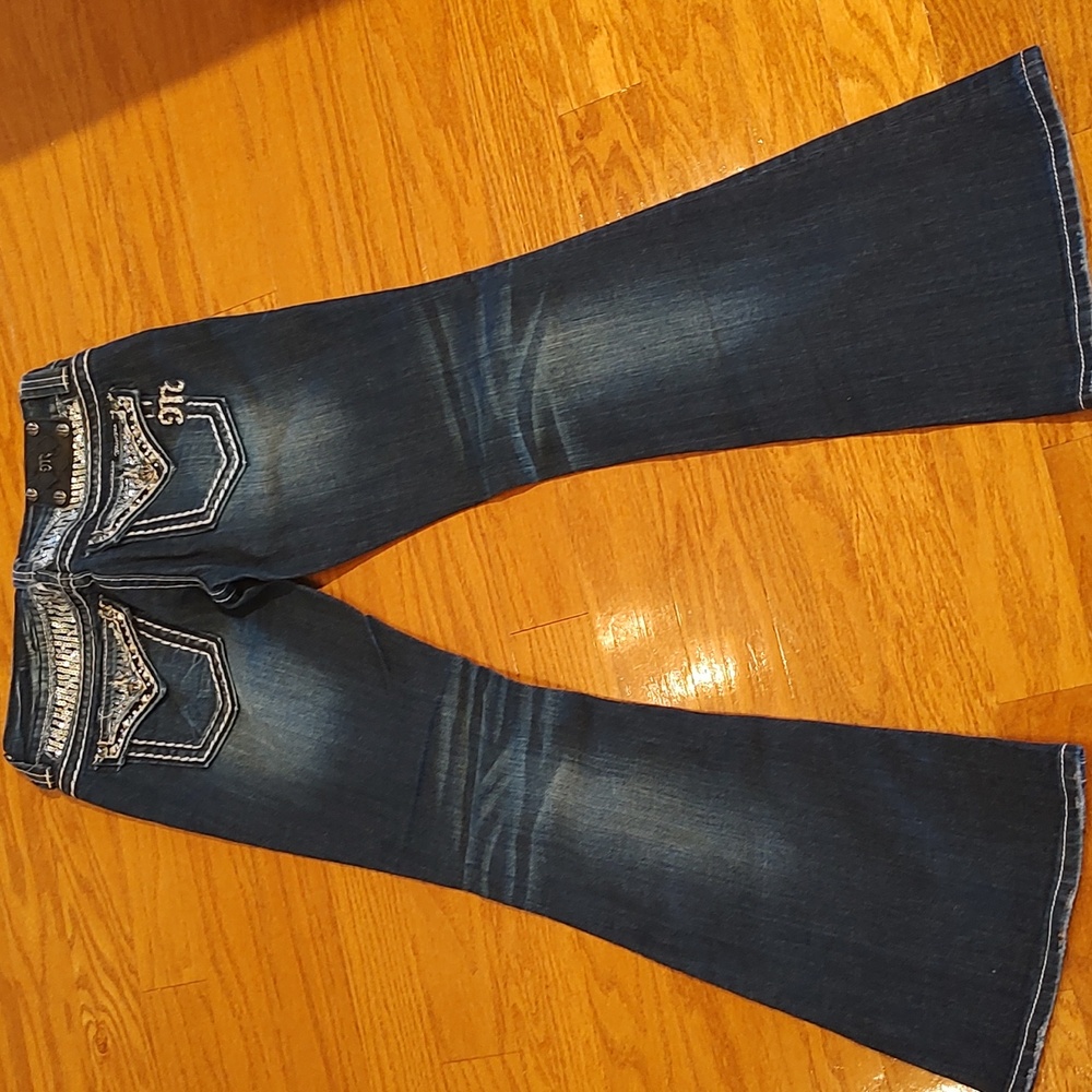 Miss me flare leg jeans - Picture 4 of 15